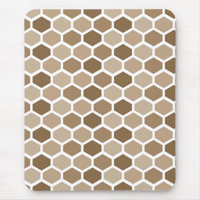 Honeycomb in Sand Mouse Pad (Front)
