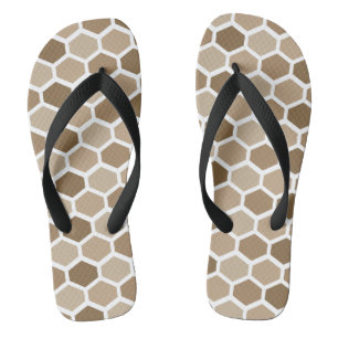 Honeycomb in Sand Thongs
