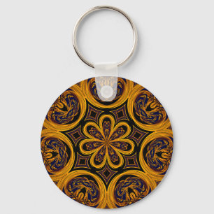 Honeycomb Keychain