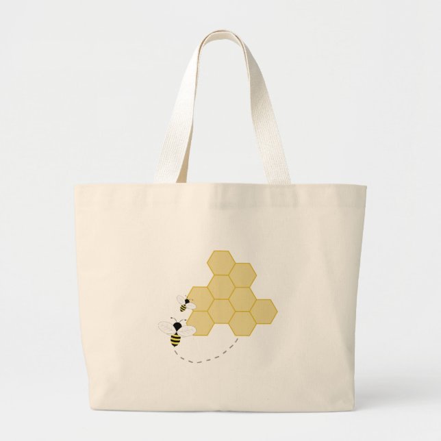 Honeycomb Large Tote Bag (Front)