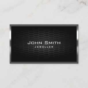 Honeycomb Metal Cells Jewellery Business Card