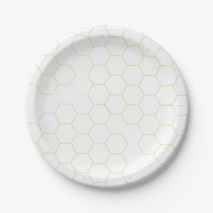 Honeycomb Paper Plates- 7" round Plate