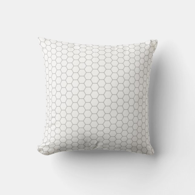 Honeycomb pattern hexagon design cushion (Front)