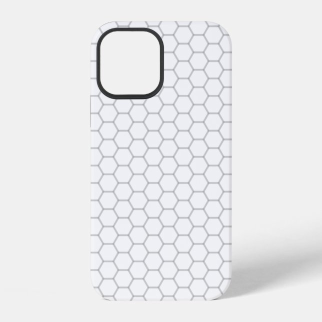 Honeycomb pattern hexagon design iPhone case (Back)