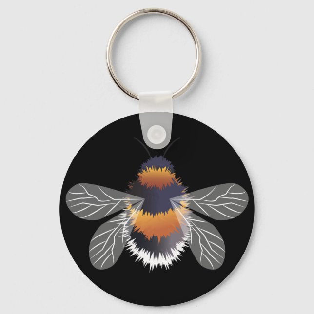 Honeycomb Pattern Key Ring (Front)