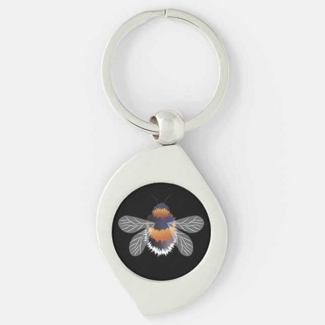 Honeycomb Pattern Key Ring (Front)