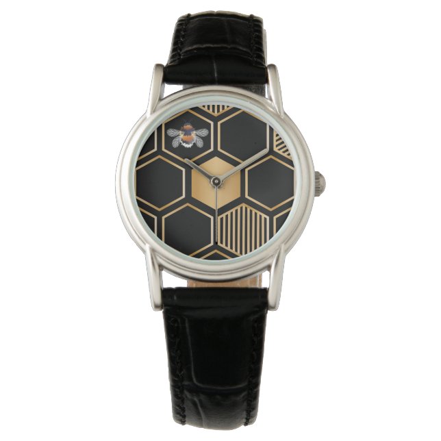 Honeycomb Pattern Watch (Front)