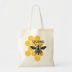 Honeycomb Queen Bee Tote Bag