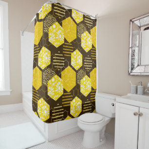 Honeycomb! Shower Curtain