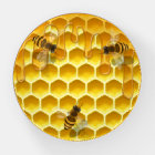 Honeycomb with Honeybees Customisable Round