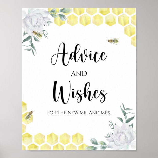 Honeycombs - Advice and Wishes for Newlyweds Poster (Front)