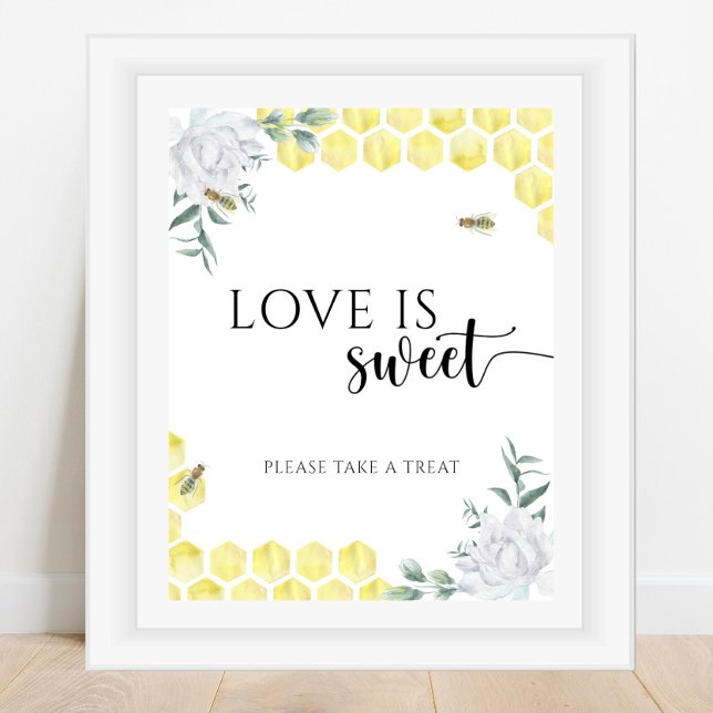 Honeycombs - Love is sweet take a treat poster (Creator Uploaded)
