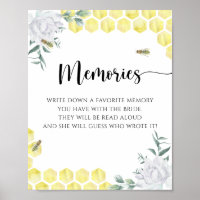Honeycombs - Memories with the bride poster