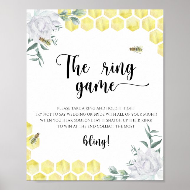 Honeycombs theme - The ring game Poster (Front)