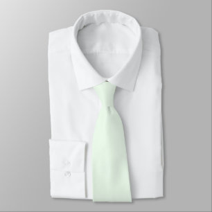 Honeydew Melon Green F0FFF0 Solid Colour Design Tie