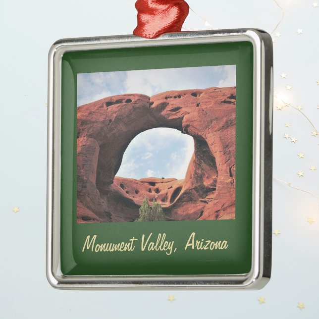 Honeymoon Arch Monument Valley Metal Ornament (Creator Uploaded)