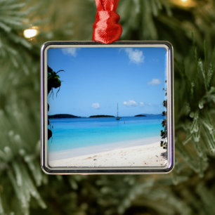 Honeymoon Bay (St. Thomas, USVI) Metal Ornament