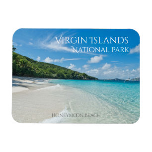 Honeymoon Beach, St. John Island, Virgin Islands Magnet