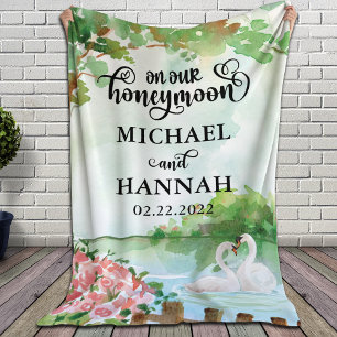 Honeymoon Blanket with Beautiful Blush Landscape