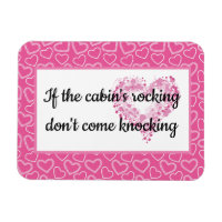 Honeymoon Cabin Pink Hearts Cruise Funny Cabin