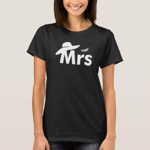 Honeymoon Couples Mr Mrs Just Married Newlywed T-Shirt