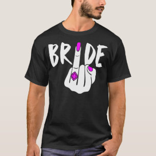 Honeymoon Couples Women's Bride Just Married Newly T-Shirt