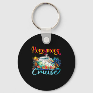 Honeymoon Cruise 2026 Just Married Key Ring