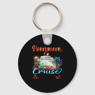Honeymoon Cruise 2026 Just Married Key Ring