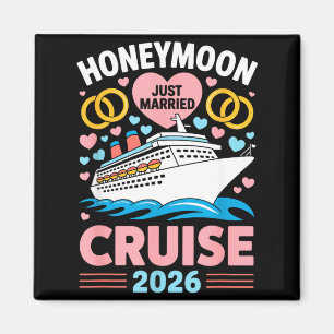 Honeymoon Cruise 2026 Married Couples Keepsake Magnet