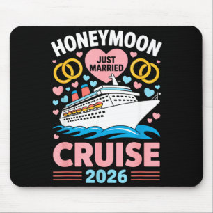 Honeymoon Cruise 2026 Married Couples Keepsake Mouse Pad
