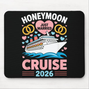 Honeymoon Cruise 2026 Married Couples Keepsake Mouse Pad