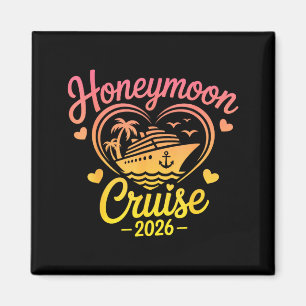 Honeymoon Cruise 2026 Married Couples Matching Magnet