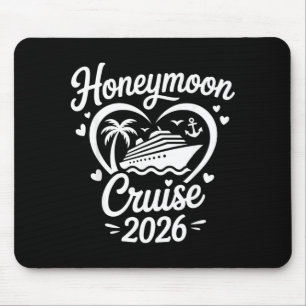 Honeymoon Cruise 2026 Married Couples Matching Mouse Pad