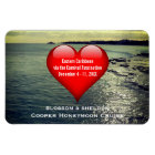 Honeymoon Cruise Cabin Door Marker Heart Ocean