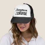 Honeymoon Cruise Couple's Cute Matching Trucker Hat<br><div class="desc">Elevate your honeymoon cruise style with our adorable Couple's Matching Trucker Hat. Designed for lovebirds like you, these charming hats not only offer sun protection but also symbolise your unity and love. Explore exotic destinations and make unforgettable memories hand in hand in these matching hats. It's more than just a...</div>