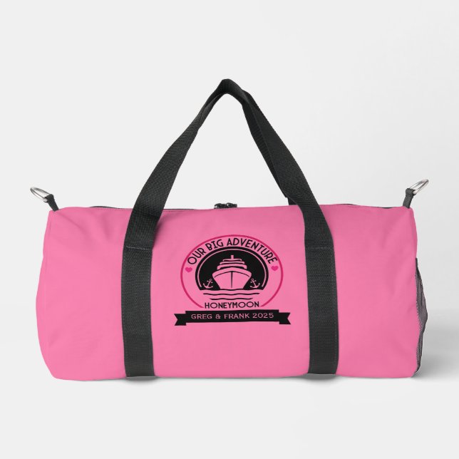 Honeymoon Cruise Duffle Bag (Front)