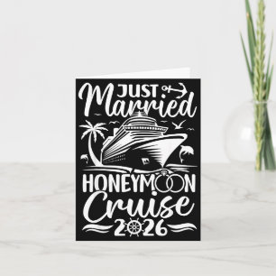 Honeymoon Cruise for Matching Couples 2026 Married Card
