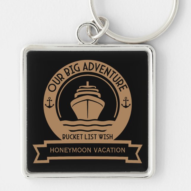 Honeymoon Cruise Key Ring (Front)