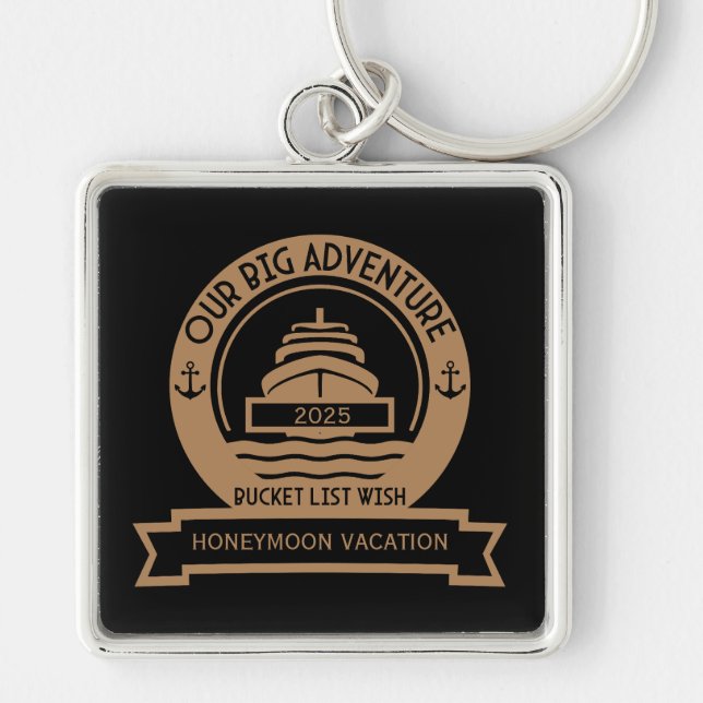 Honeymoon Cruise Key Ring (Front)