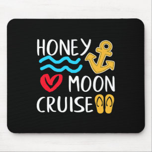 Honeymoon Cruise Ship Couples Great Gift Bride &am Mouse Pad