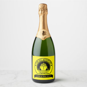 Honeymoon Cruise Sparkling Wine Label