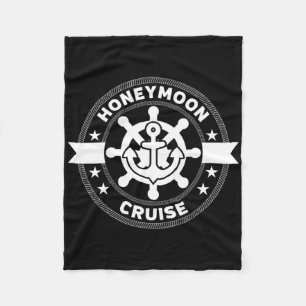 Honeymoon Cruise Vacation Fleece Blanket