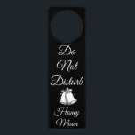 Honeymoon Do Not Disturb Sign Door Hanger<br><div class="desc">Newly Wed Honeymoon Do Not Disturb Sign Door Hanger</div>