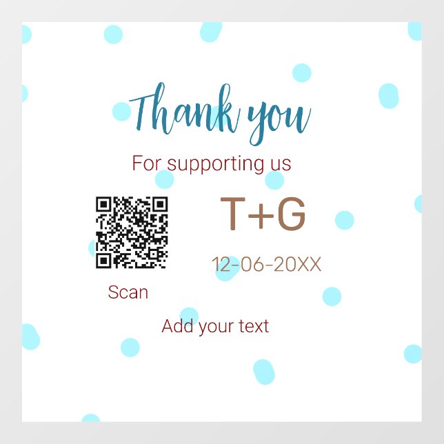Honeymoon fund Add Q R code couple name wedding (Sheet)