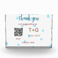 Honeymoon fund Add Q R code couple name wedding