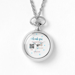 Honeymoon fund Add Q R code couple name wedding Watch