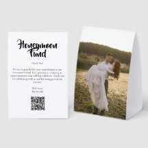 Honeymoon Fund Message and Photo