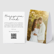 Honeymoon Fund Message Wedding Reception