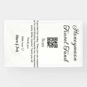 Honeymoon fund scan QR codeadd name  Banner