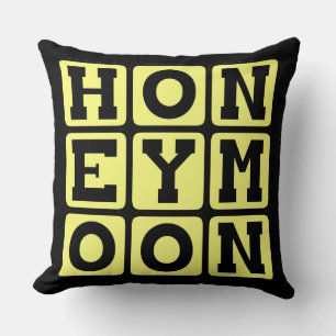 Honeymoon, Newlywed Vacation Cushion
